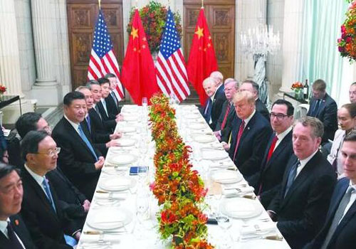 中美貿易會晤，停止加征新的關稅