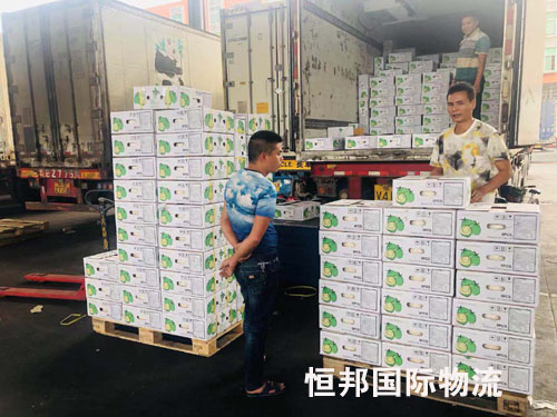 Imported durian with customs on-site inspection and quarantine